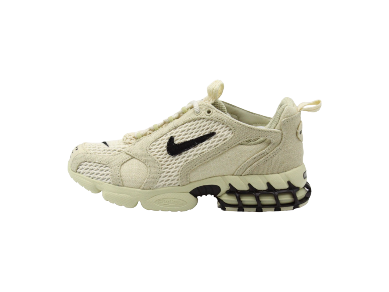 Nike Stussy x Air Zoom Spiridon Caged 2 Fossil