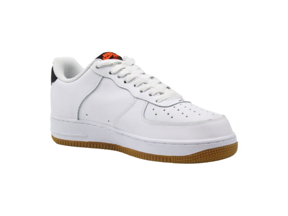 Кроссовки Nike Air Force NBA white orange