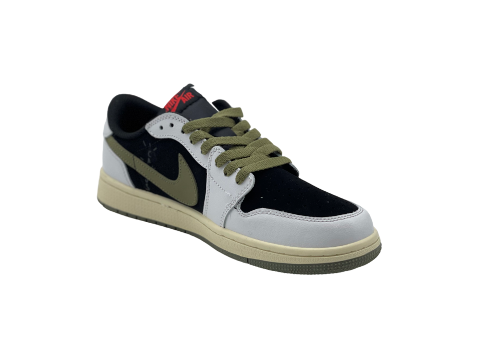 Кроссовки Nike Air Jordan 1 Retro Low OG SP 'Travis Scott Medium Olive'