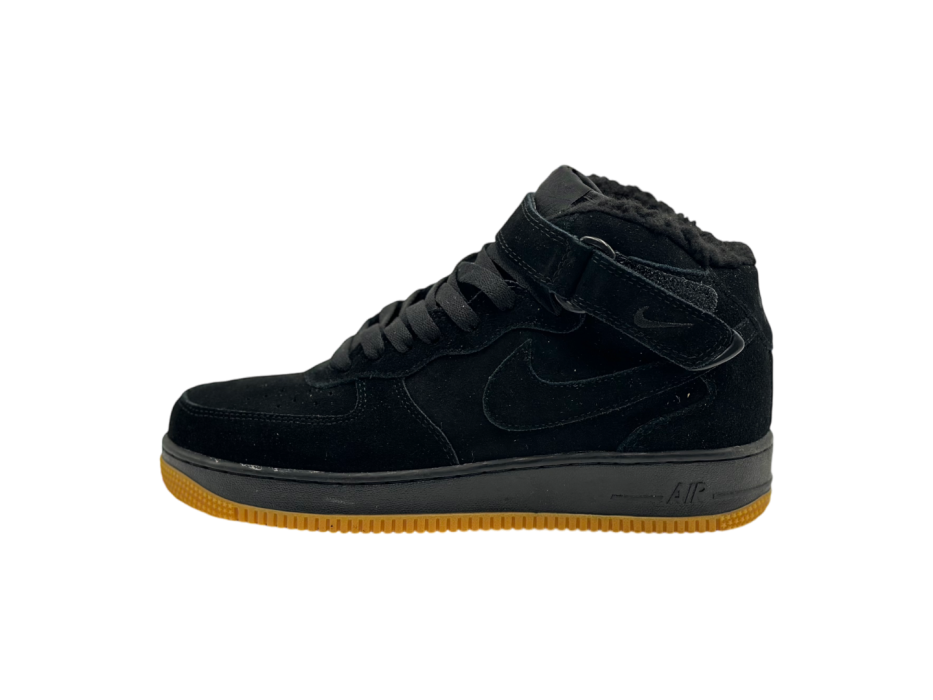 Nike Air Force 1 Mid Suede 'Black Gum' Winter 
