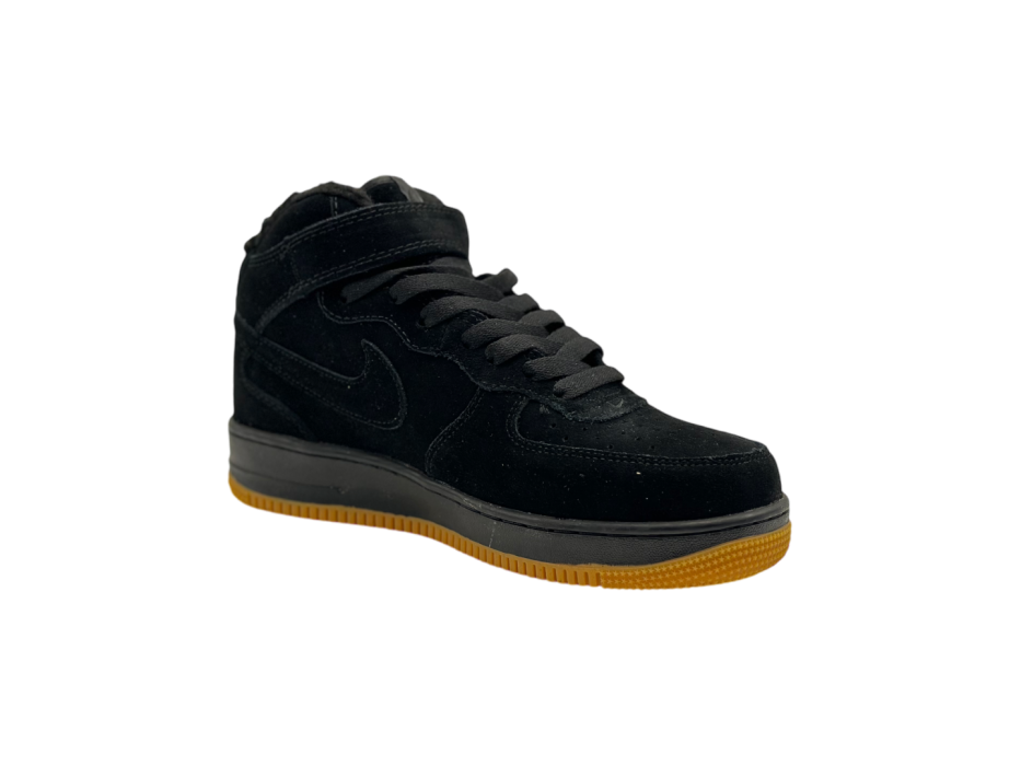 Nike Air Force 1 Mid Suede 'Black Gum' Winter 