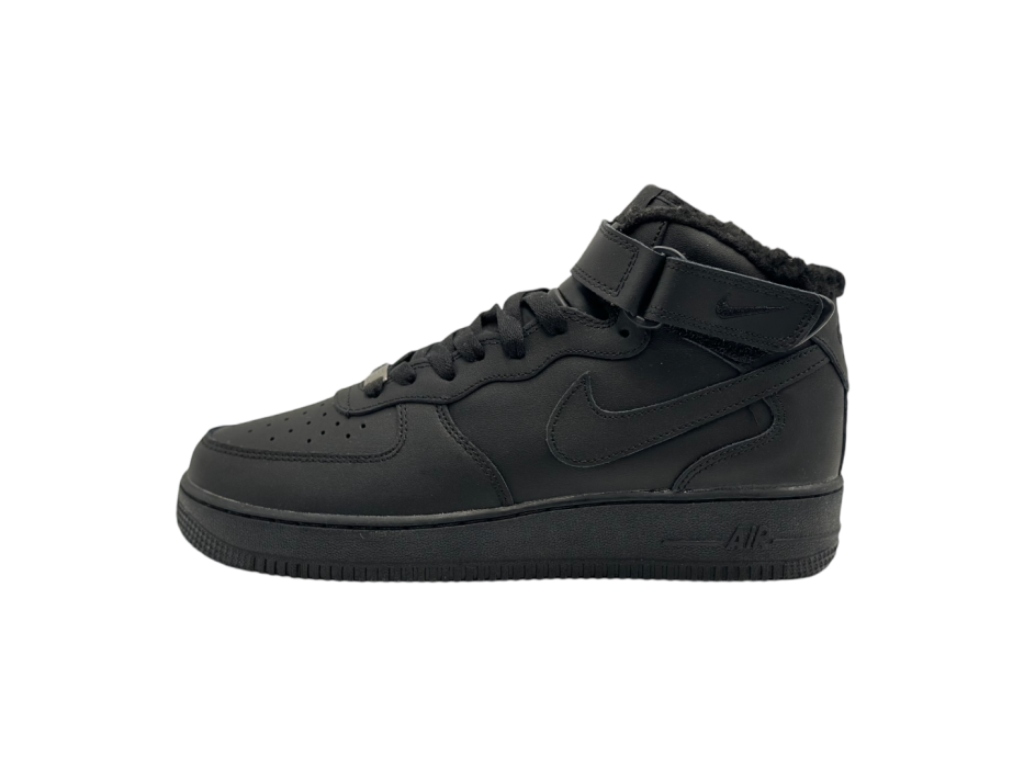 Nike Air Force 1 Mid '07 'Triple Black' Winter 