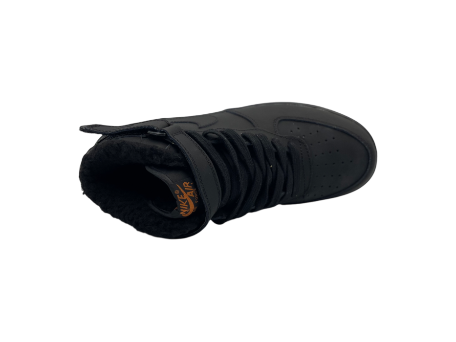 Nike Air Force Mid 'Black/Orange' Winter