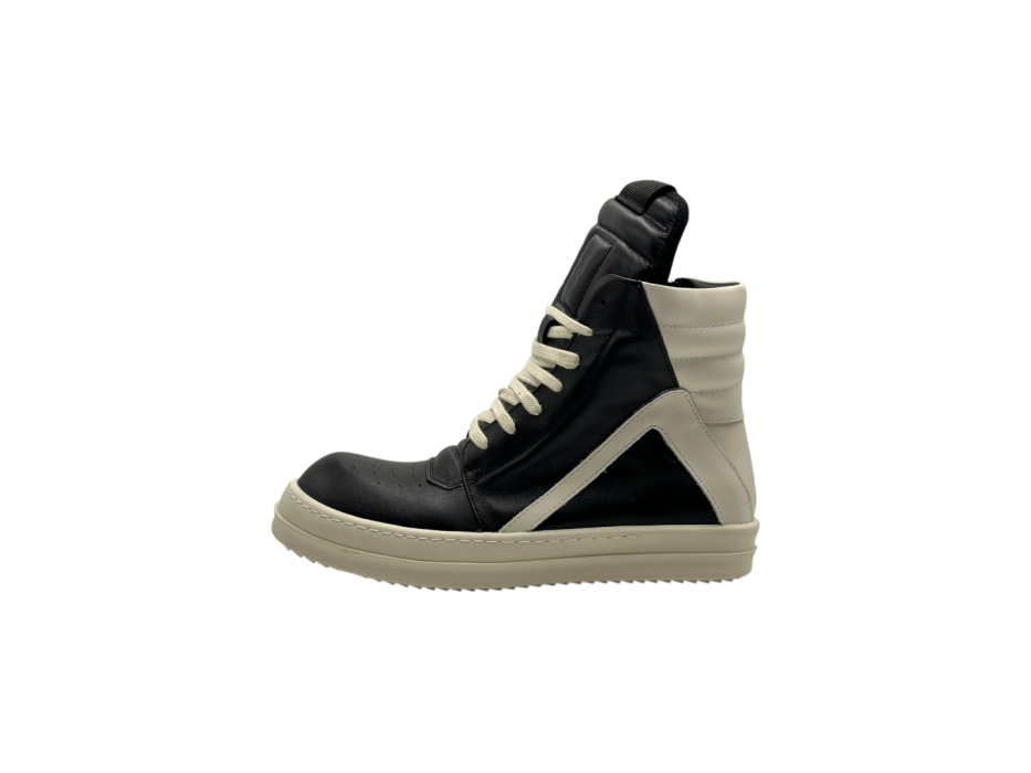 Кроссовки Rick Owens Geobasket High-Top Sneakers 'Black Milk'