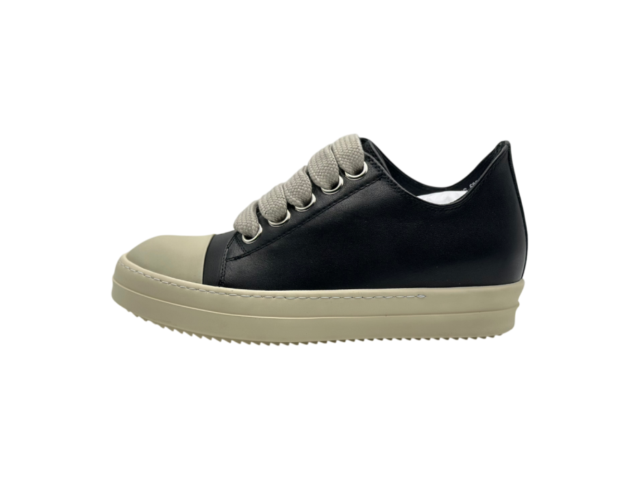 Кроссовки Rick Owens  Jumbo Lace Low Sneakers 'Black'