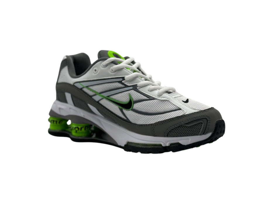 Кроссовки Nike x Supreme Shox Ride 2 SP White/Grey/Volt