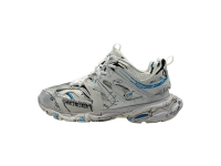 Кроссовки Balenciaga Track 1.0 Sneakers ' White Blue Mesh and Nylon Graffiti'