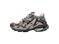 Кроссовки Balenciaga Runner Sneakers 'Burgundy Grey White Mesh and Nylon'