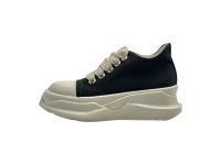 Кроссовки RICK OWENS DRKSHDW JUMBOLACE ABSTRACT LOW SNEAKS IN BLACK/MILK