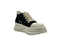 Кроссовки RICK OWENS DRKSHDW JUMBOLACE ABSTRACT LOW SNEAKS IN BLACK/MILK