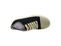 Кроссовки RICK OWENS DRKSHDW FW25 CONCORDIANS LOW SNEAKS IN BLACK/MILK