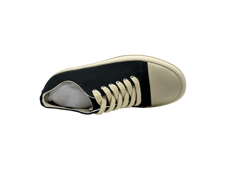 Кроссовки RICK OWENS DRKSHDW FW25 CONCORDIANS LOW SNEAKS IN BLACK/MILK