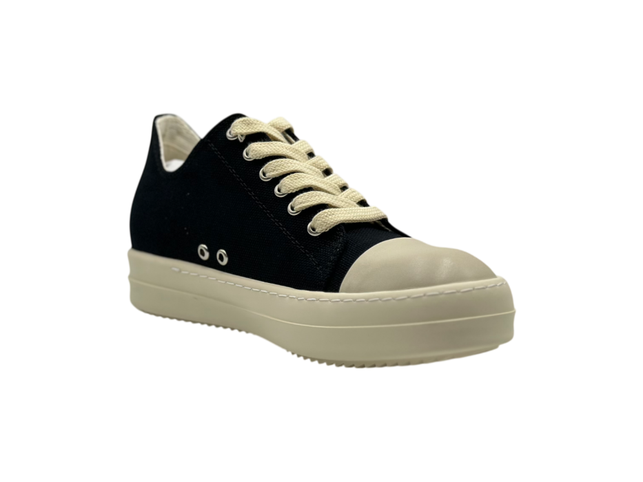 Кроссовки RICK OWENS DRKSHDW FW25 CONCORDIANS LOW SNEAKS IN BLACK/MILK