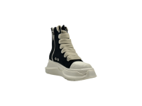 Кроссовки RICK OWENS DRKSHDW FW25 JUMBOLACE ABSTRACT SNEAKS IN BLACK/MILK