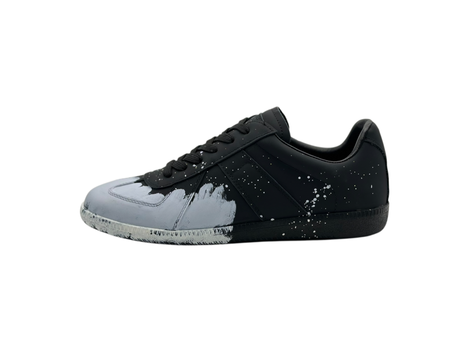 Кроссовки MAISON MARGIELA Replica paint splatter LTR 'Black/White'