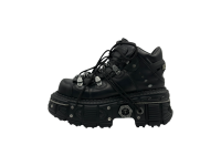 Кроссовки New Rock ANKLE BOOT BLACK IMPERFECT WITH LACES Premium