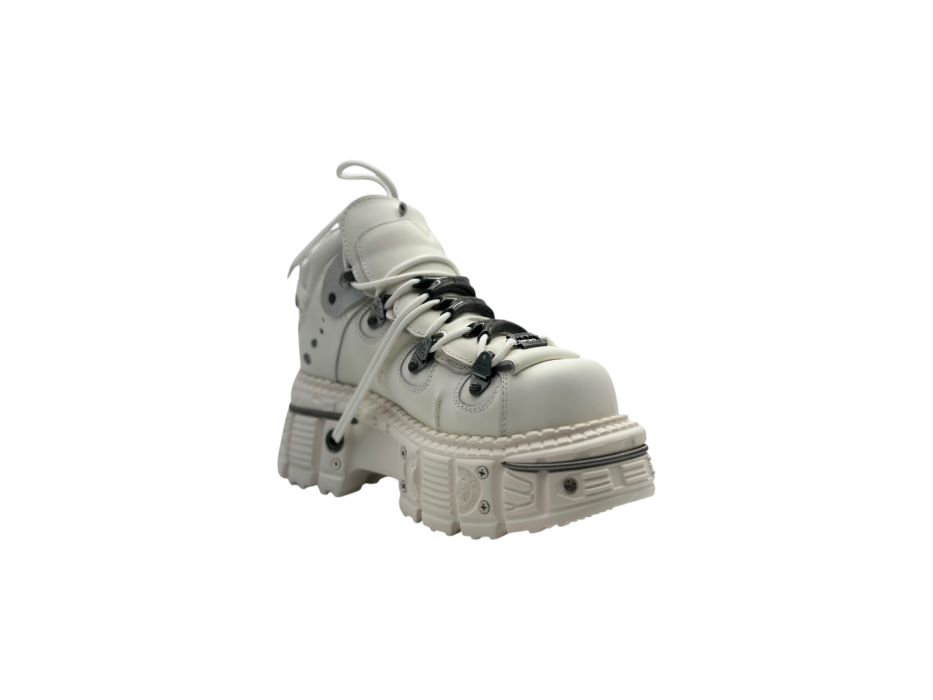 Кроссовки New Rock ANKLE BOOT WHITE IMPERFECT WITH LACES