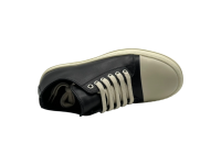 Кроссовки RICK OWENS LTR FW25 CONCORDIANS LOW SNEAKS IN BLACK/MILK