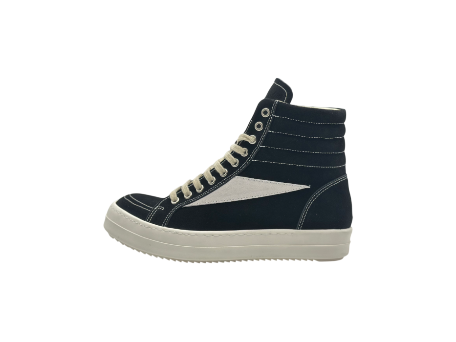 Кроссовки Rick Owens SS25 Hollywood Vintage High 'Black Milk'