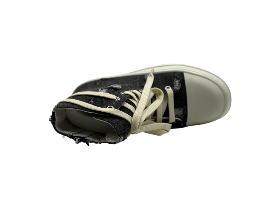 Кроссовки RICK OWENS FW25 CONCORDIANS SHEARLING GREY