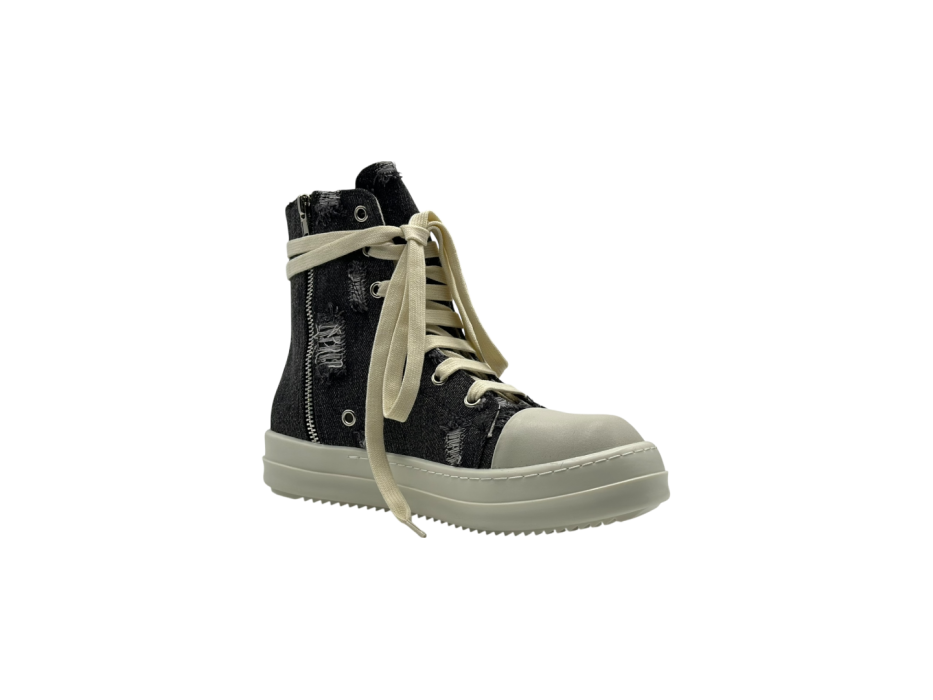 Кроссовки RICK OWENS FW25 CONCORDIANS SHEARLING GREY