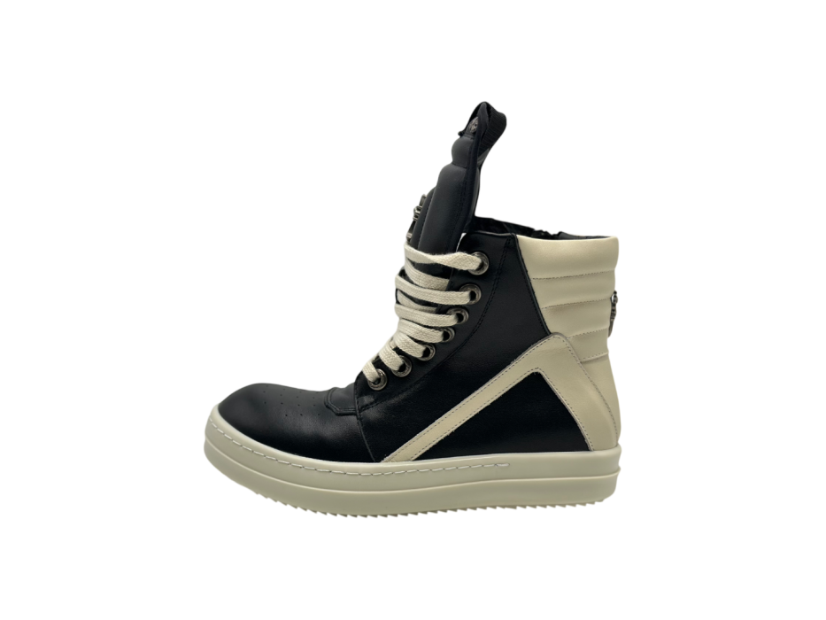 Кроссовки Rick Owens x Chrome Hearts Geobasket High-Top Sneakers