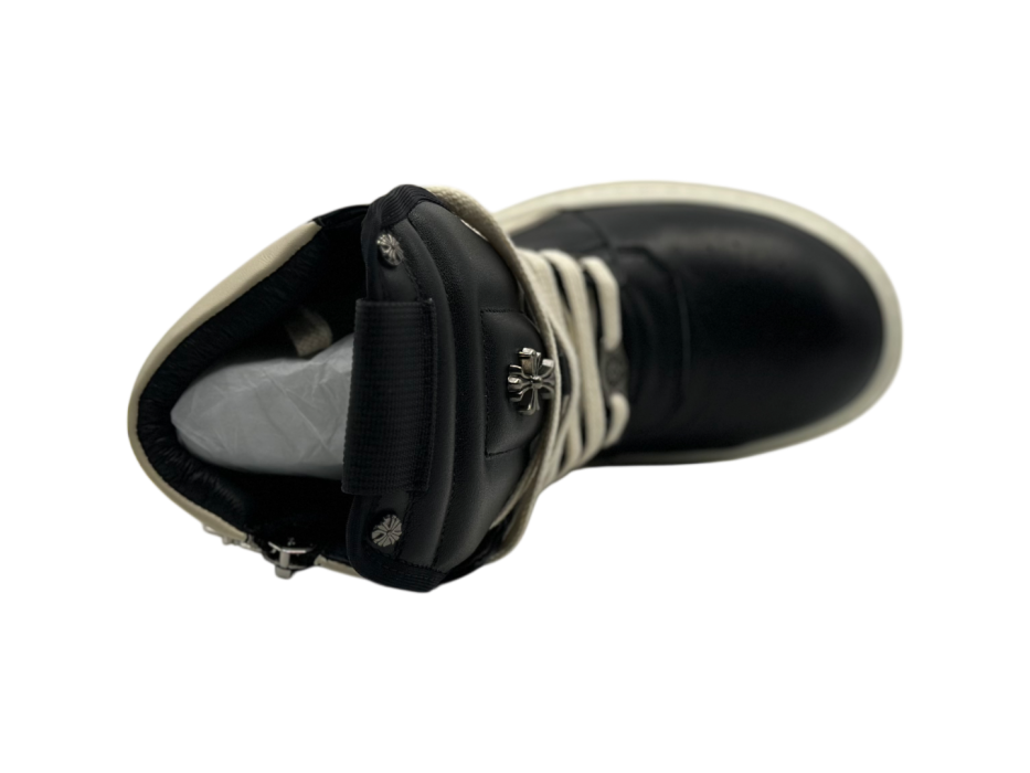 Кроссовки Rick Owens x Chrome Hearts Geobasket High-Top Sneakers