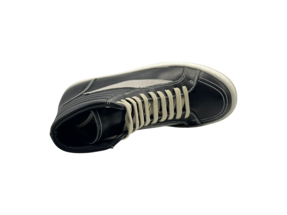 Кроссовки Rick Owens SS25 Hollywood Vintage High LTR 'Black Milk'