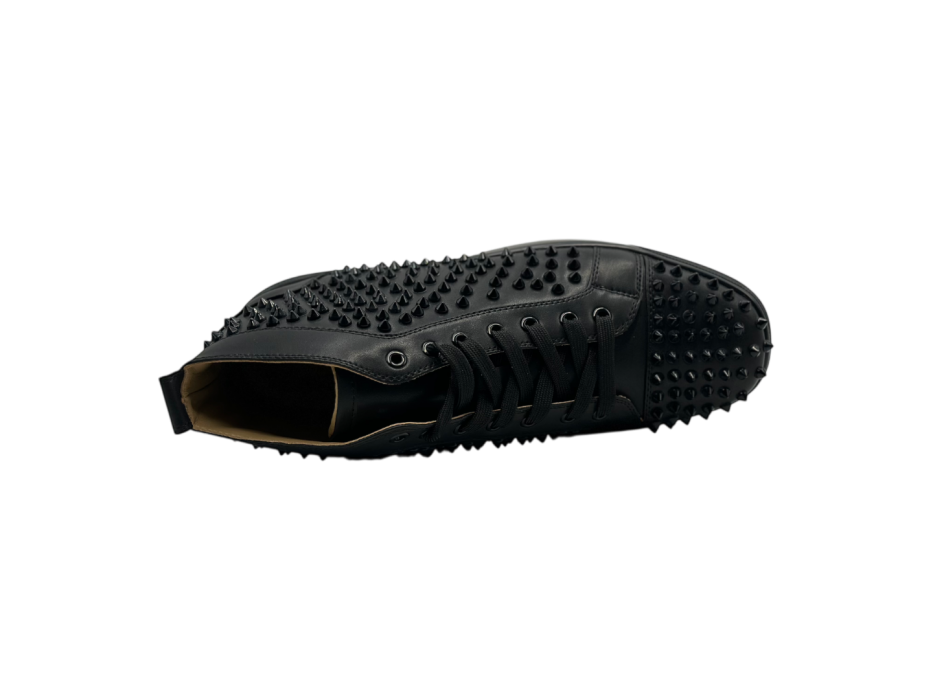 Кроссовки Christian Louboutin ALL Spikes High Black 2