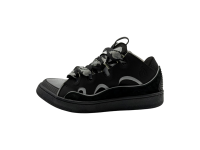 Кроссовки LANVIN Curb Black Silver Reflective Sneakers