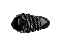 Кроссовки LANVIN Curb Black Silver Reflective Sneakers
