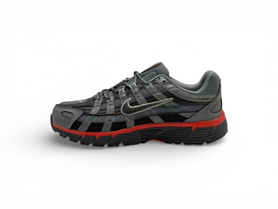 Кроссовки nike p-6000 'Anthracite/University Red'