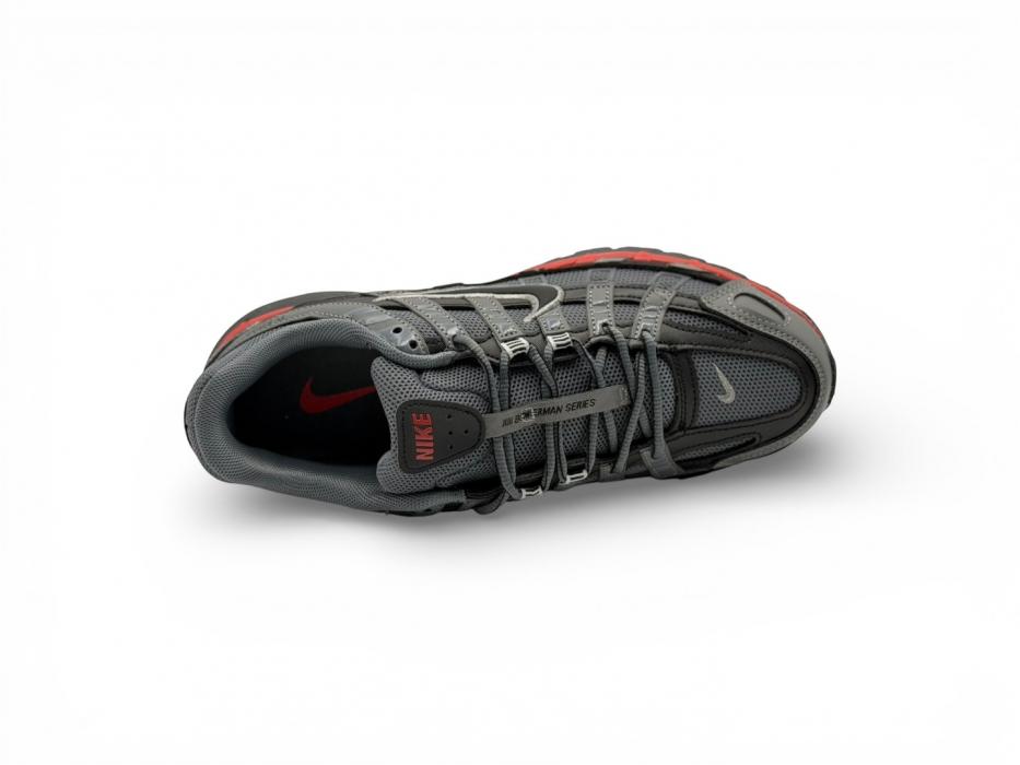 Кроссовки nike p-6000 'Anthracite/University Red'