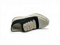 Кроссовки RICK OWENS DRKSHDW JUMBOLACE ABSTRACT LOW SNEAKS IN BLACK/MILK