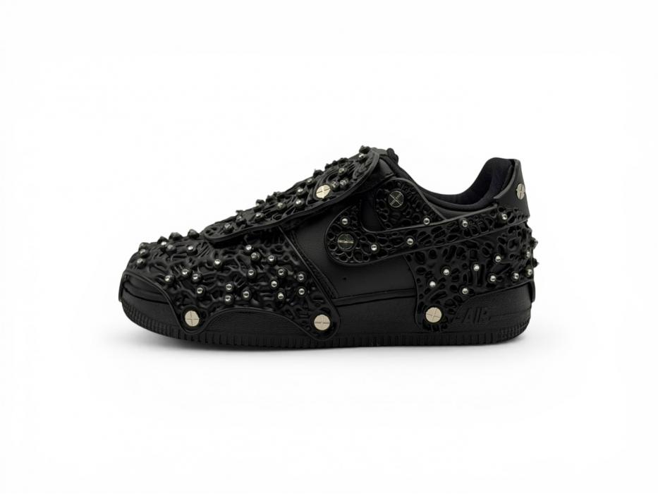 Кроссовки Nike x Swarovski Air Force 1 LXX 'Black'
