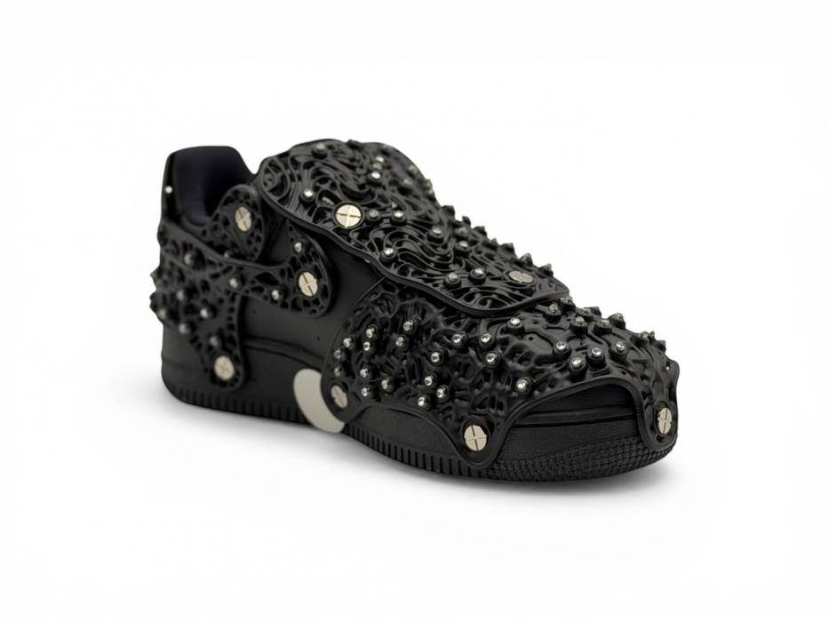 Кроссовки Nike x Swarovski Air Force 1 LXX 'Black'