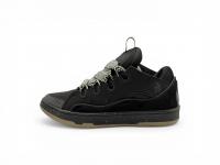 Кроссовки Lanvin Leather Curb Sneakers 'Black gum'
