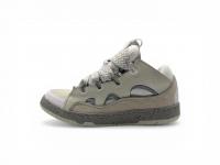 Кроссовки Lanvin Leather Curb Sneakers 'Grey/White'