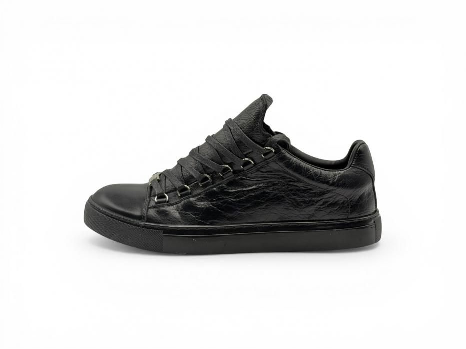 Кроссовки Balenciaga Arena Leather Sneakers Low 'Black'