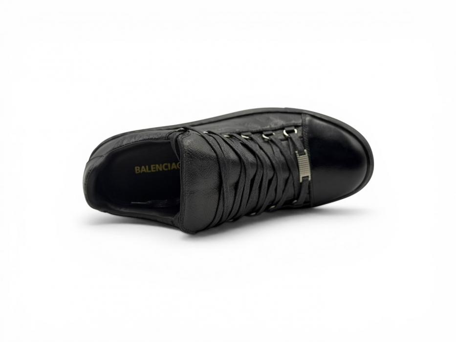 Кроссовки Balenciaga Arena Leather Sneakers Low 'Black'