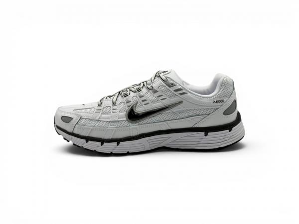 Nike P-6000 'White Metallic Silver Black'