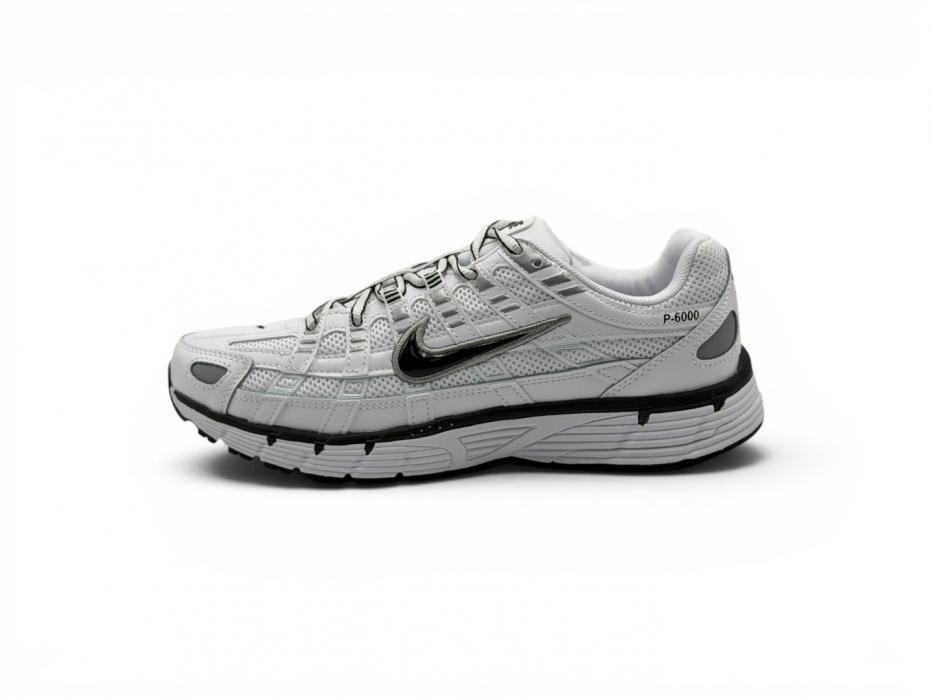 Кроссовки Nike P-6000 'White Metallic Silver Black'