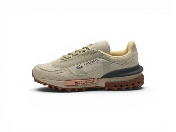 Lacoste Elite Active 'Light Grey/Ruby'