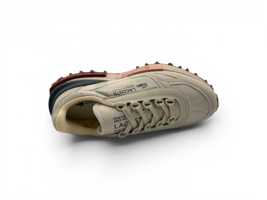 Кроссовки Lacoste Elite Active 'Light Grey/Ruby'