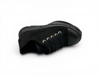 Кроссовки RICK OWENS JUMBOLACE ABSTRACT LOW SNEAKS 'Tirple Black'