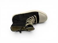 Кроссовки Rick Owens DRKSHDW OVERDYED DENIM HiGH BLACK/MILK