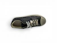 Maison Margiela New Evolution 'Black Leather and Striped Canvas'