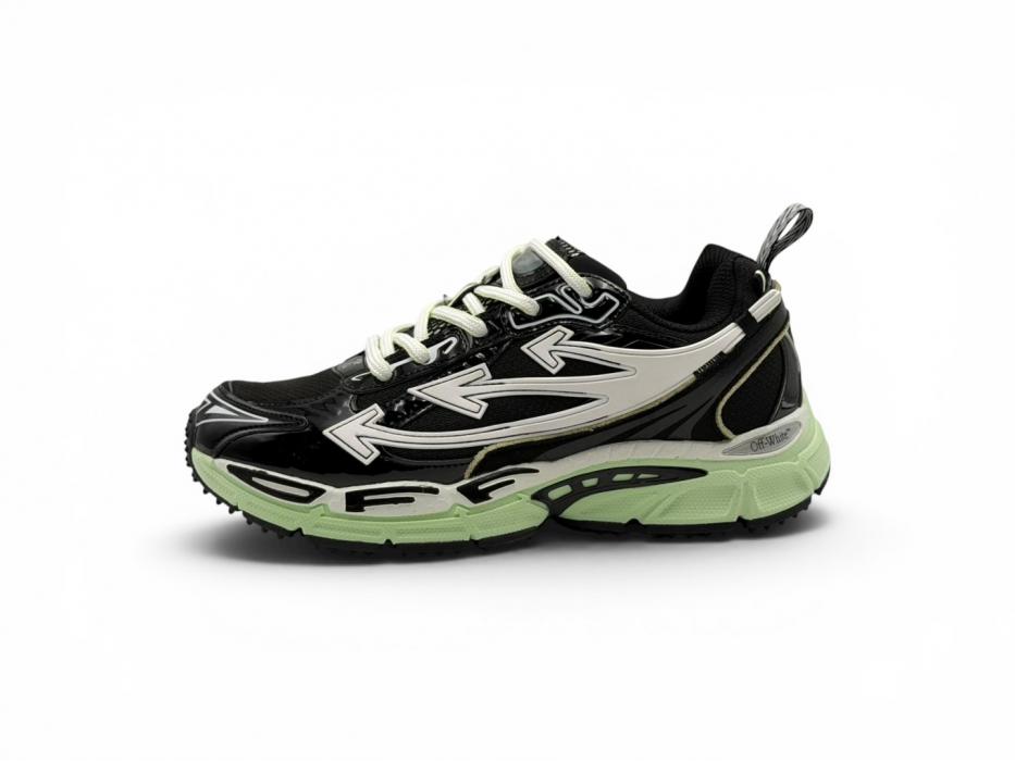 Кроссовки be right back OFF-WHITE Black Lime