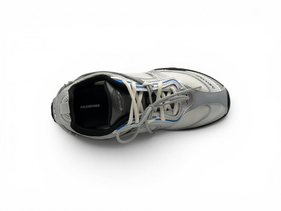 Кроссовки Balenciaga Radar Gradient Lines 'White Grey Silver Black Blue'