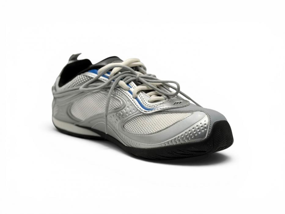Кроссовки Balenciaga Radar Gradient Lines 'White Grey Silver Black Blue'